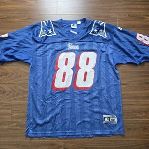 New England Patriots Starter Jersey Terry Glenn, 52/Xl, Vintage NFL Football
